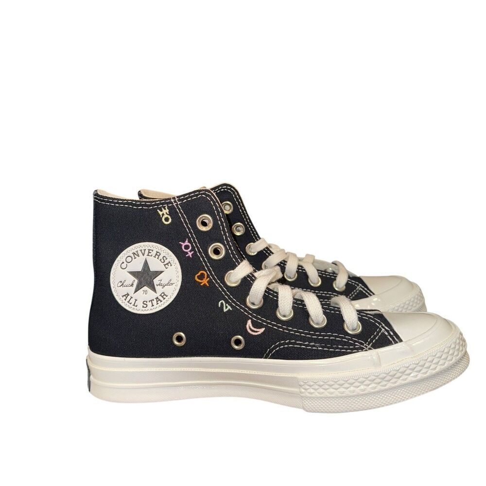 Converse Chuck High Mystic Symbols Sneakers Shoes Women’s 6.5 Black White Egret